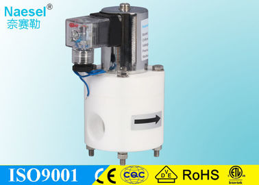 Isolation Piston Structure Chemical Resistant Solenoid Valves For Aggressive Acid Weak Alkali Ambient
